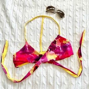 Sieva swim wrap bikini top